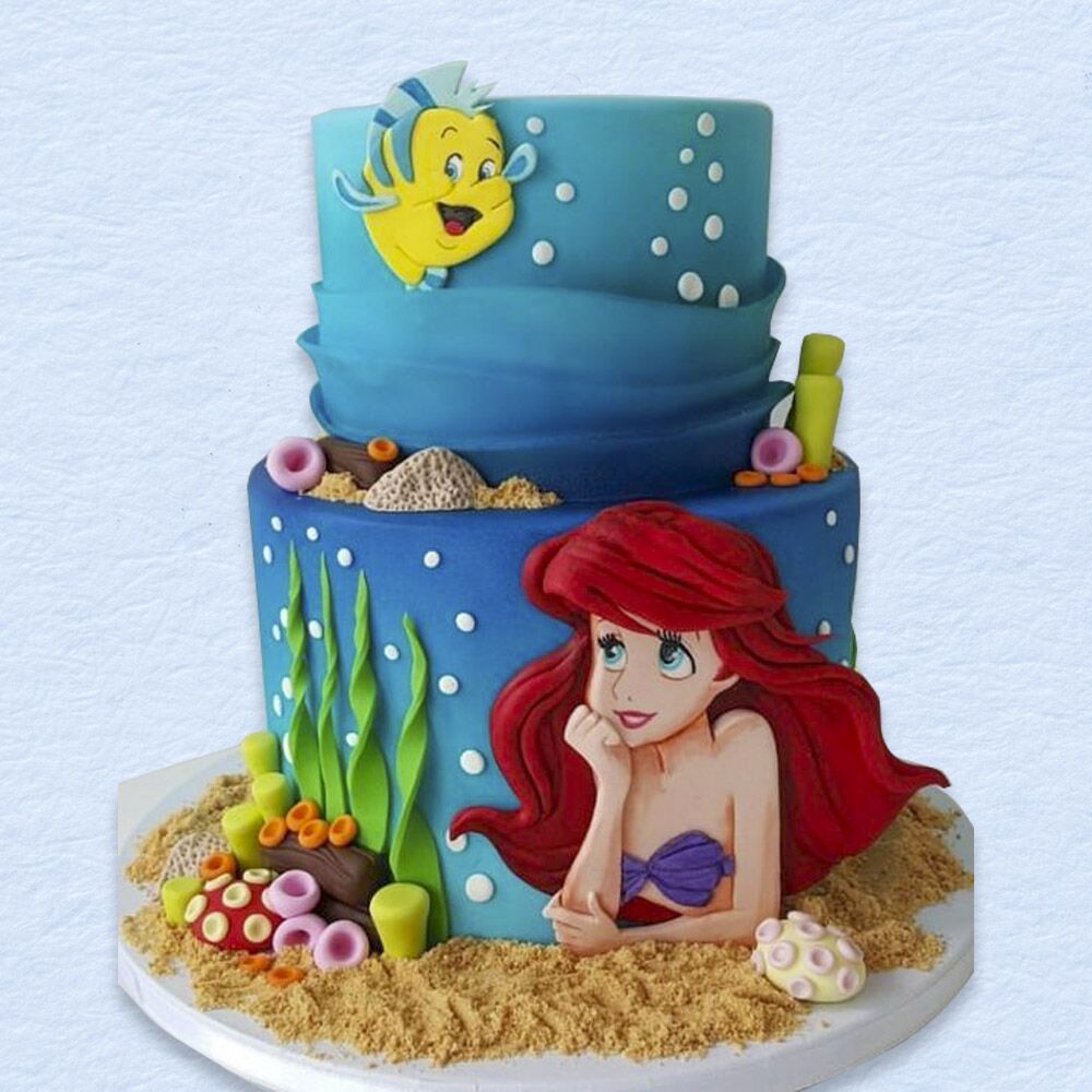 Ariel Mermaid Cake | French Bakery Dubai