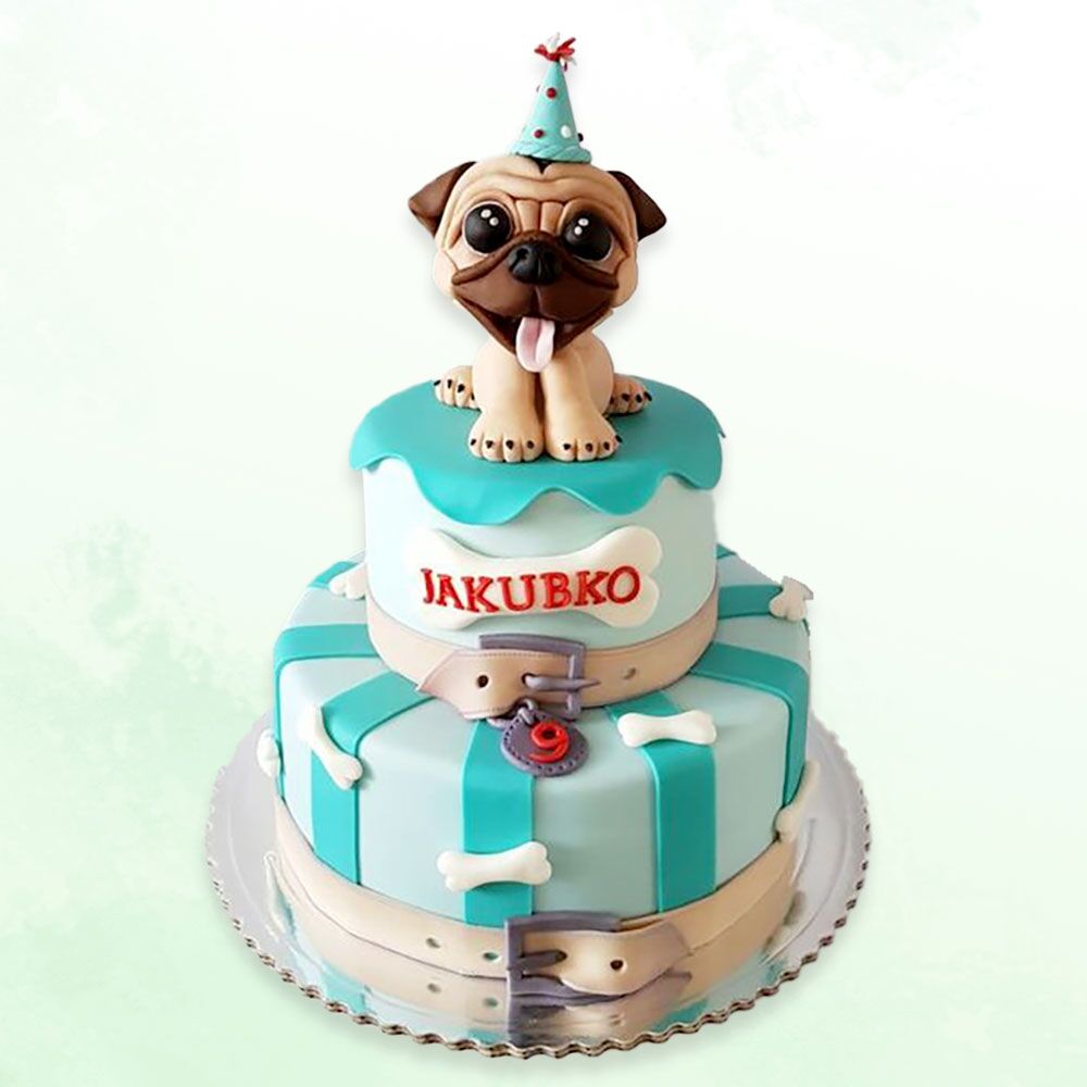 Cute Dog Cake | French Bakery Dubai