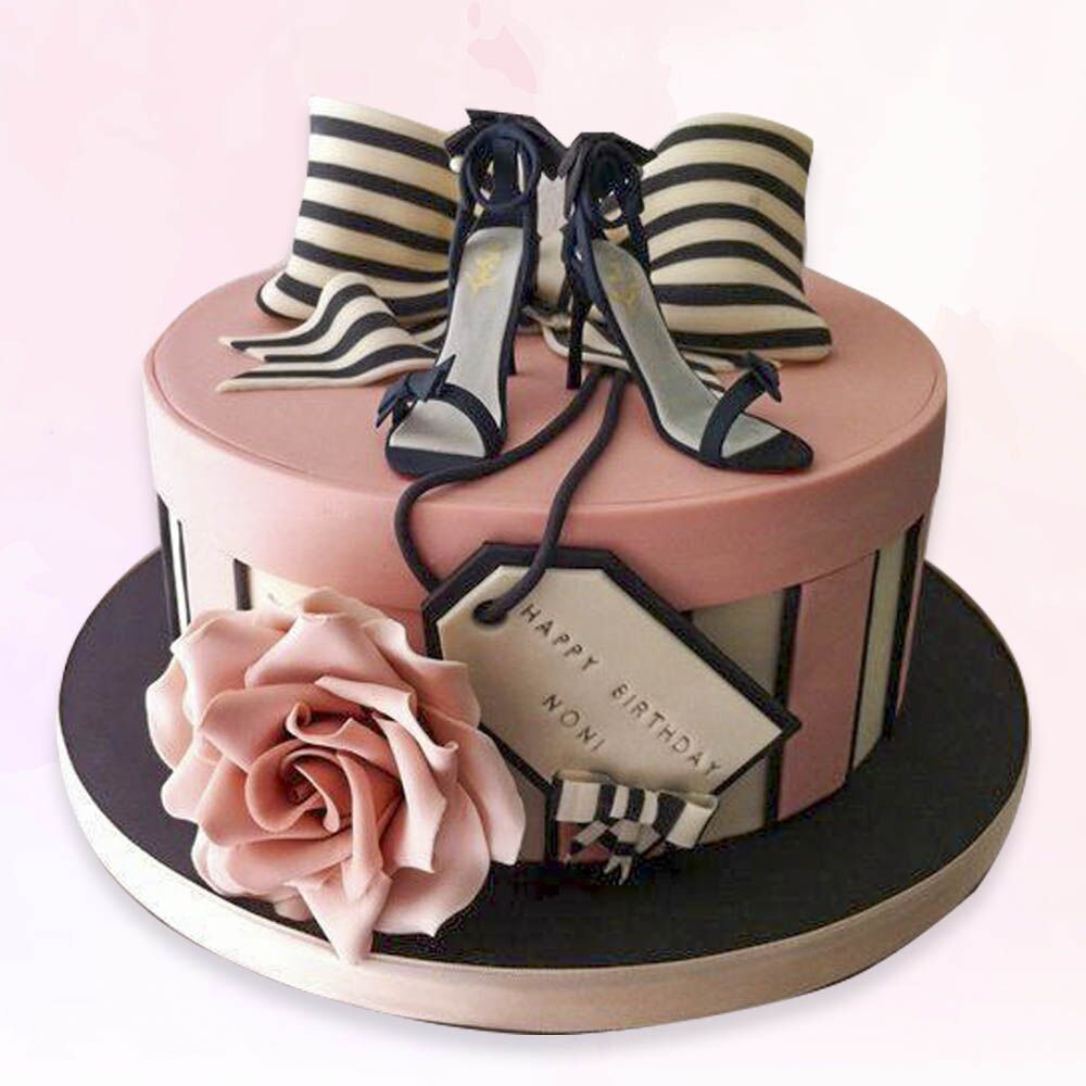 Pink Rose Cake | French Bakery Dubai