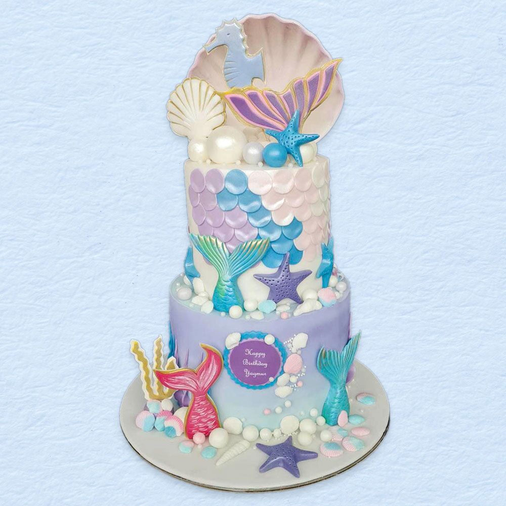 Mermaid Seashell Cake | French Bakery Dubai